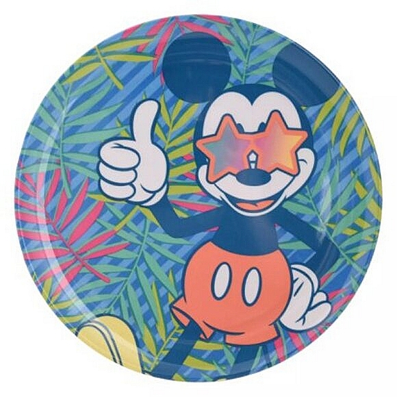 Disney 4 Mickey & Minnie Mouse Summer Salad Plate Set Appetizer Dishes - Picture 2 of 7